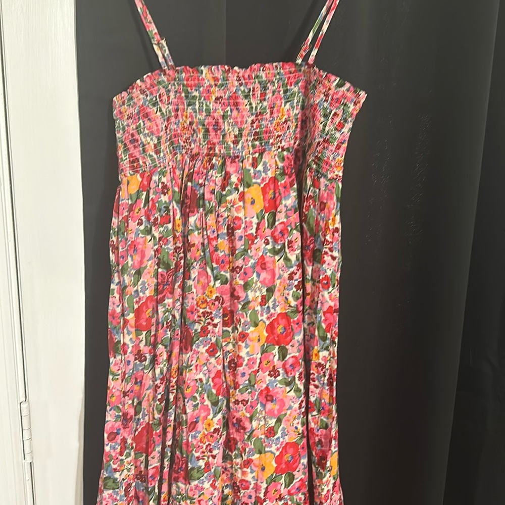 NWT Natural Life Flora Cotton Convertible Maxi Skirt /
Midi Dress Womens Size L